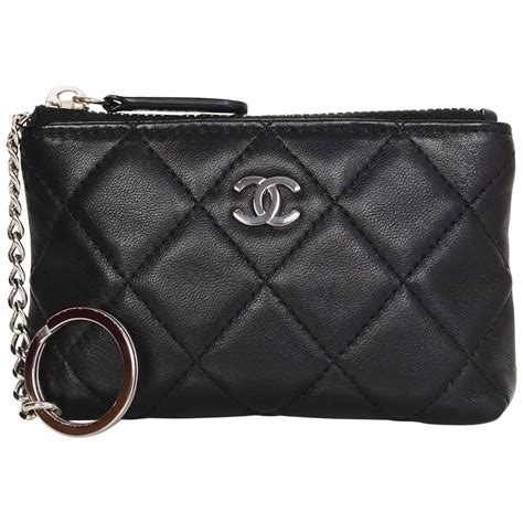 chanel key holder replica|chanel keychain pouch.